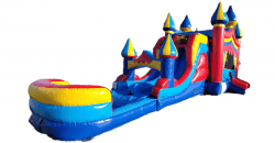 Carnival20Castle20Side20with20Pool 1713309310 Carnival Castle Combo with Double Slide and Pool