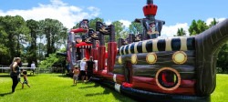 FB IMG 1686323052253 1714432434 Pirate Ship Slide with a Slip & Slide and with a Pool