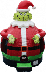 Mr. Green Mean Santa Round Bounce