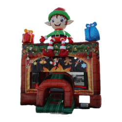 Mr. Elf on the Fireplace