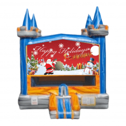 Happy Holidays with Santa Orange Castle