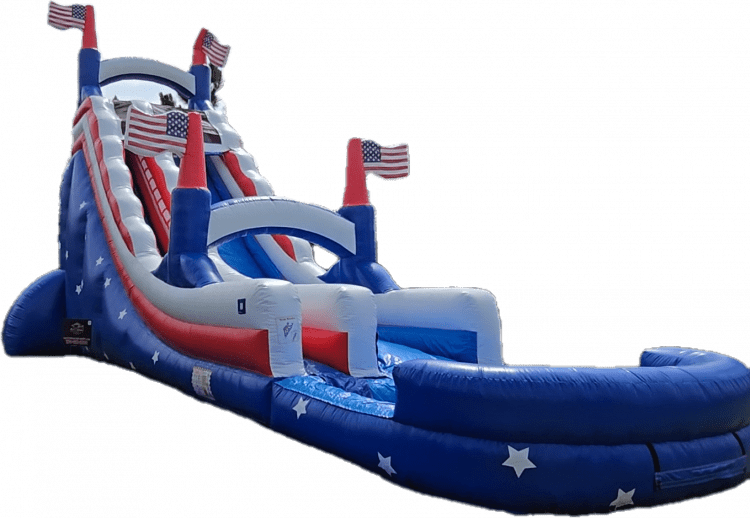 American Flag 22 FT Slide Pool