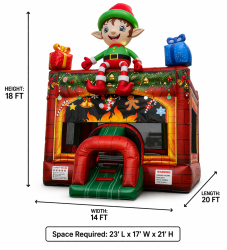 Elf on the Fireplace