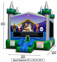 Green Castle - Christmas Nativity #1