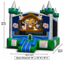 Green Castle - Christmas Nativity #2