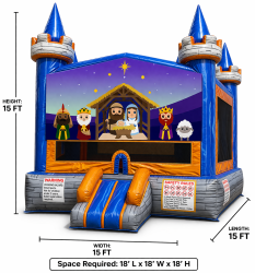 Orange Castle - Christmas Nativity #1