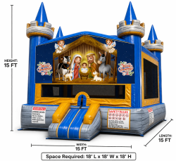 Orange Castle - Christmas Nativity #2