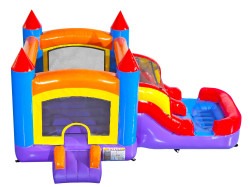 mini castle bounce house slide aerial view 1775010597 Mini Classic Castle